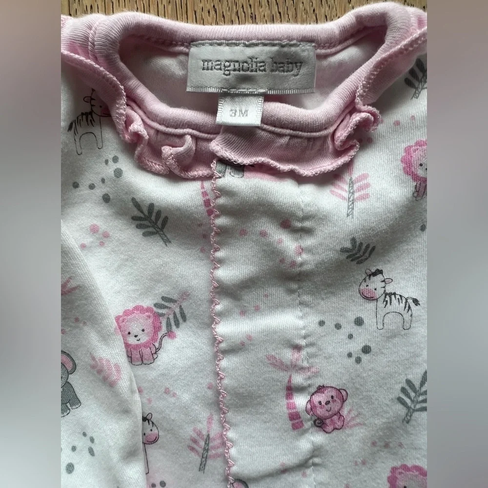 Magnolia Baby Carter’s Little Sister Girl Bundle sleep and onesie size 3 months
